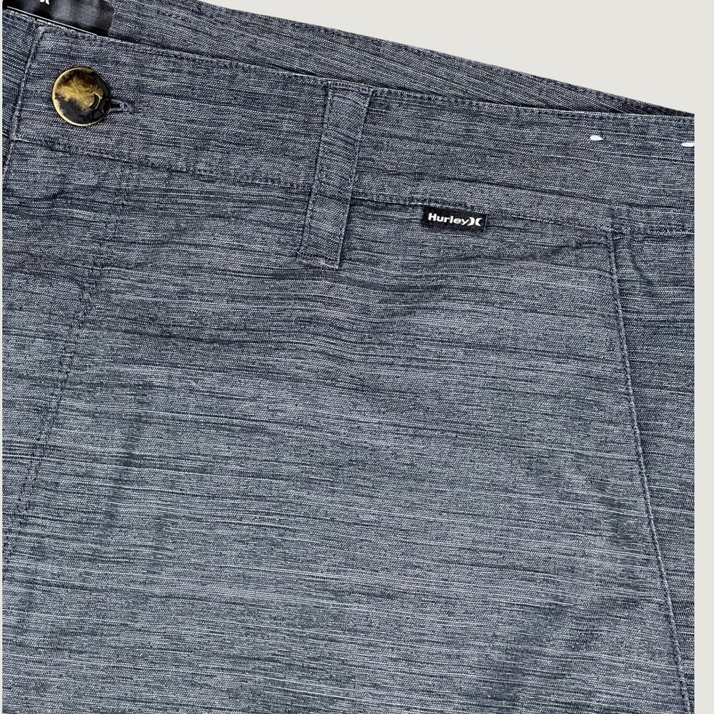 Hurley Dri-FIT Hybrid Shorts Mens Dark Grey Heathered Walk Shorts 36 - Picture 3 of 8